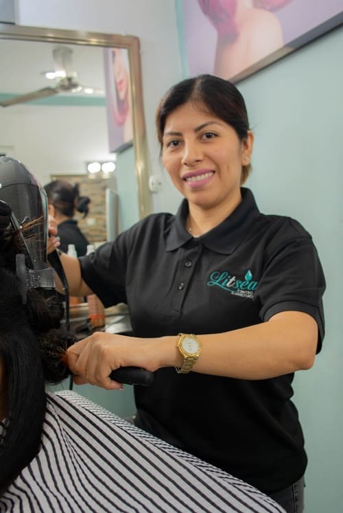 Planchado de cabello