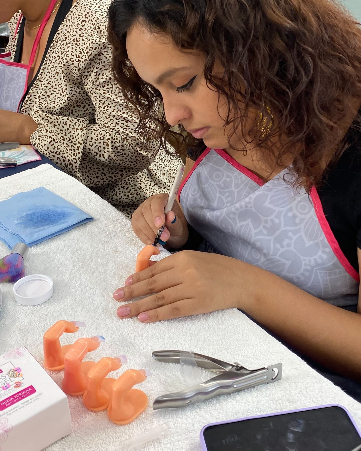 Aplicación de manicure