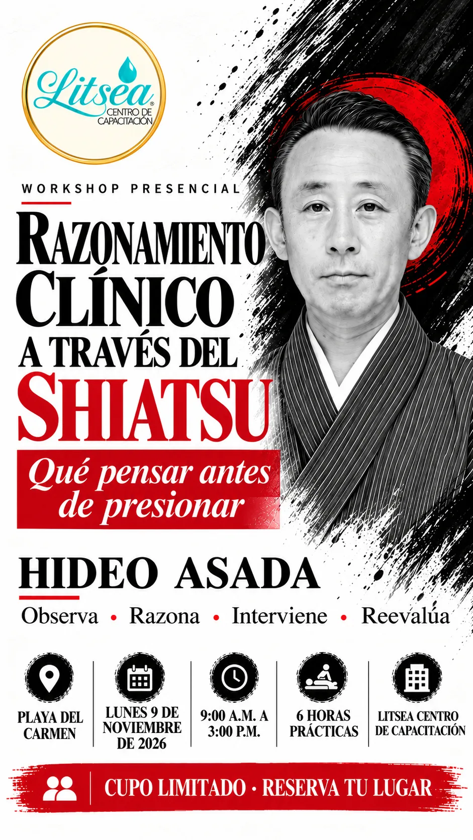 Workshop de Razonamiento Clínico a través del Shiatsu con Hideo Asada