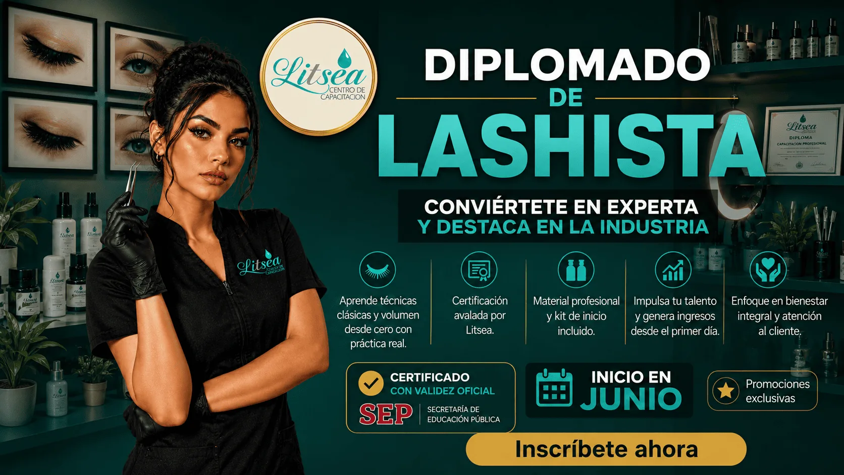 Promoción Cursos Certificados Litsea