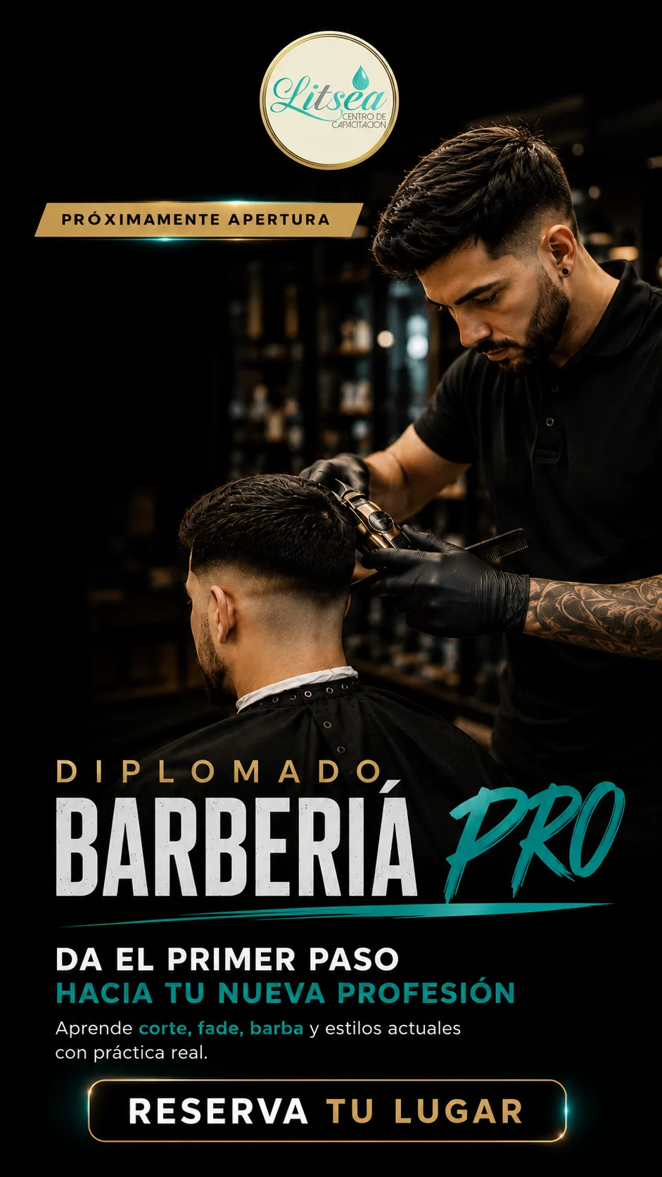 Diplomado Barbería PRO Litsea
