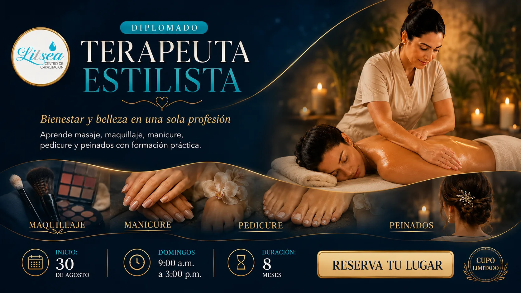 Diplomado Terapeuta Estilista Litsea - Próxima Apertura