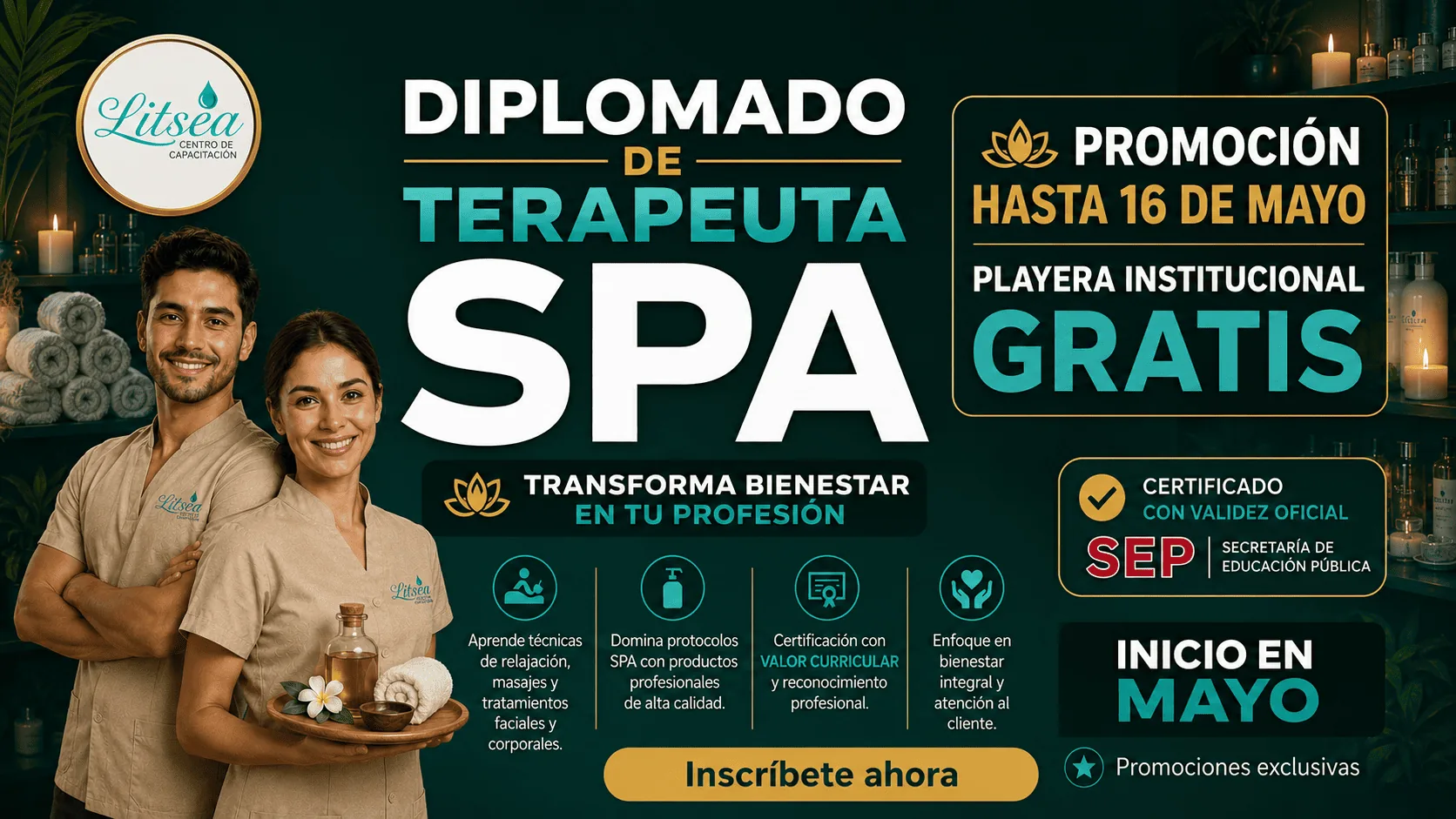 Promoción Especial Diplomados SEP Litsea